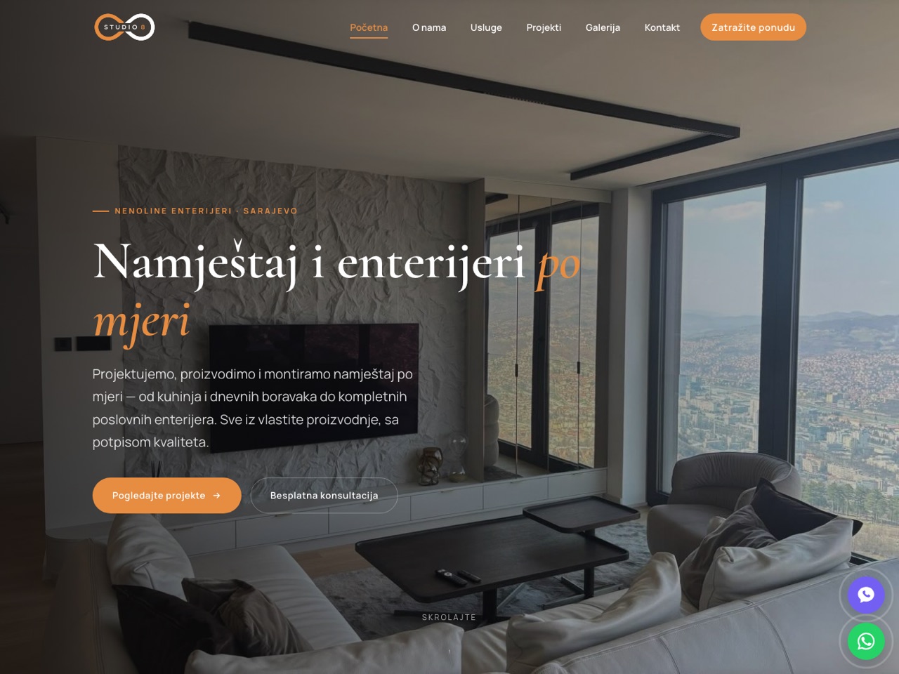Studio 8 — live website